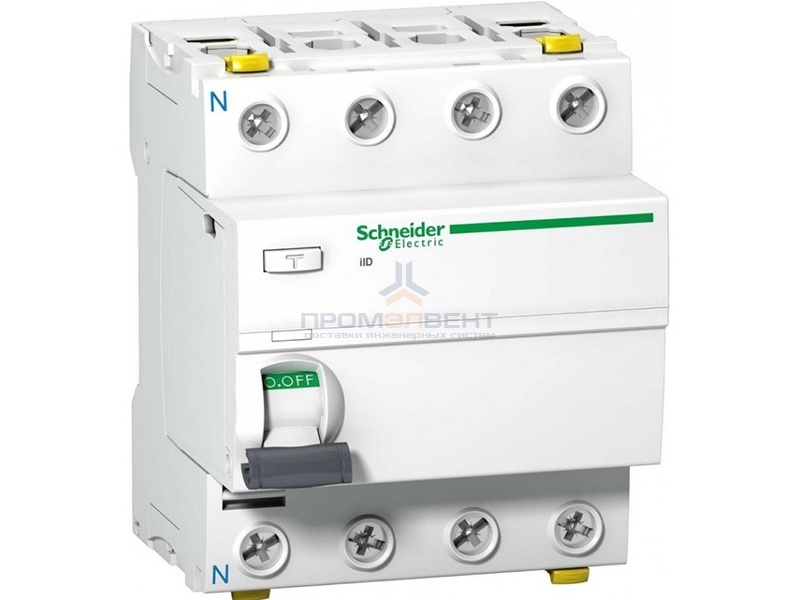 УЗО Acti 9 iID K 4П 63A 300mA AC Schneider Electric