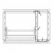 Комплект кабельного отсека, для шкафов CQE 2000 x 600мм