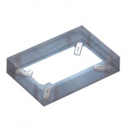 Комплект пластин для фиксации цоколя к полу, 4шт.