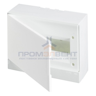 ABB Basic E Бокс настенный 12М белая непрозрачная дверь (с клеммами)